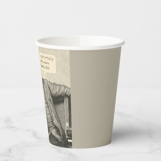 Ich brauche definitiv mehr Bandbreite Pappbecher (Links)