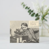 Ich brauche definitiv mehr Bandbreite Postkarte (Stehend Vorderseite)