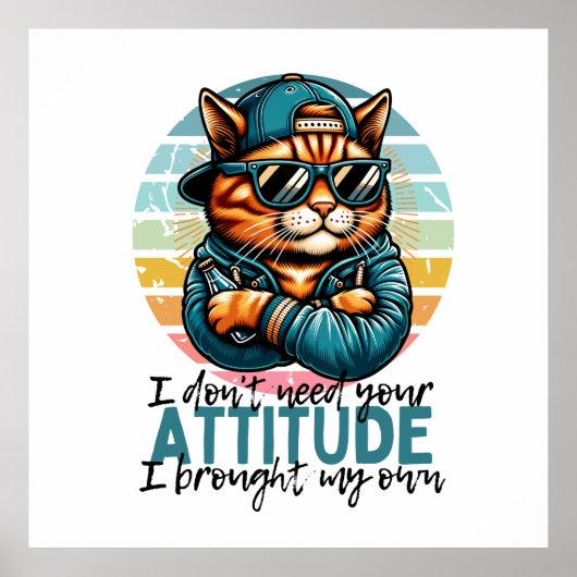 Ich brauche deine Einstellung nicht, ich habe mein Poster (Vorne)