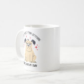 Ich brauche deine Einstellung nicht Kaffeetasse (Vorderseite Links)