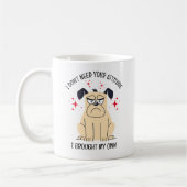 Ich brauche deine Einstellung nicht Kaffeetasse (Links)