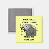 Ich brauche deine Einstellung zum Afrikanischen Gr Magnet (Vorderseite/Rückseite)