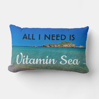 Ich brauche den türkisfarbenen Strand von Vitamin Lendenkissen