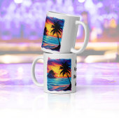 Ich brauche dich und ein paar Sonnenuntergänge Kaffeetasse