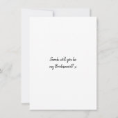 Ich brauche dich, wie ich eine Kaffeeflachkarte br Karte (Rückseite)