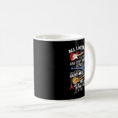Ich brauche diese Gitarre Funny Music Lover Gitarr Kaffeetasse (VorderseiteRechts)