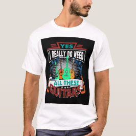 Ich brauche diese Gitarren, digitale Kunst T-Shirt