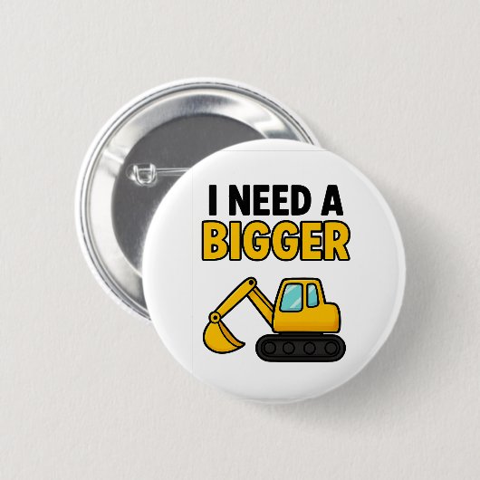 Ich brauche ein größeres Digger-Abzeichen Button (Vorne & Hinten)