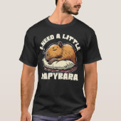 Ich brauche ein kleines Napybara - Funny Capybara T-Shirt (Vorderseite)