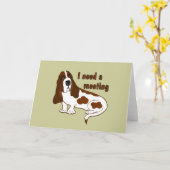 Ich brauche ein Meeting Karte (Gelbe Blume)