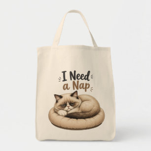 Ich brauche ein Nickerchen • Kuschelkatze Tragetasche