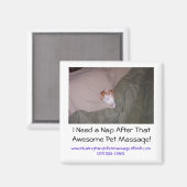 Ich brauche ein Nickerchen nach diesem Phantastisc Magnet (Vorderseite/Rückseite)