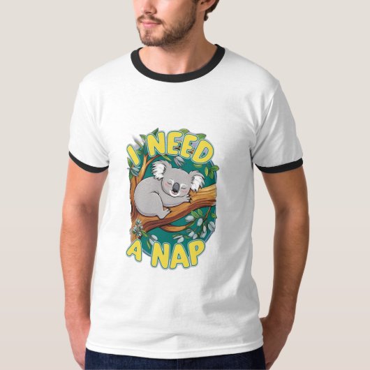 Ich brauche ein Nickerchen T-Shirt (Vorderseite)