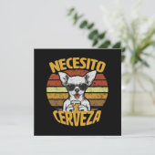 ICH BRAUCHE EIN NIEDLICHES CHIHUAHUA BIER (Stehend Vorderseite)