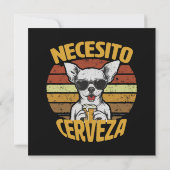 ICH BRAUCHE EIN NIEDLICHES CHIHUAHUA BIER (Rückseite)