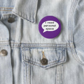 Ich brauche ein privates Abzeichen Autismus mehr G Button (Beispiel)