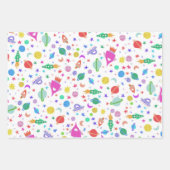 Ich brauche ein Raumflugplanmuster Niedlich Geschenkpapier Set (Vorderseite 2)