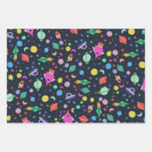 Ich brauche ein Raumflugplanmuster Niedlich Geschenkpapier Set (Vorderseite 2)