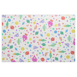 Ich brauche ein Raumuniversum UFO-Muster Stoff