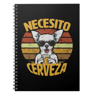 ICH BRAUCHE EIN SÜßES CHIHUAHUA BIER NOTIZBLOCK