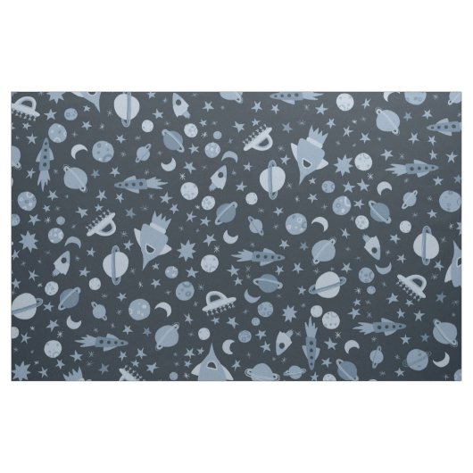 Ich brauche ein Universum-UFO Muster Stoff (Yard (91,4 cm))