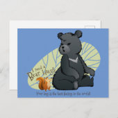 Ich brauche eine Bärenumarmung! Postkarte (Vorne/Hinten)