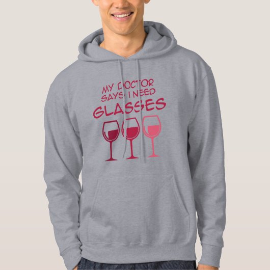Ich brauche eine Brille Hoodie (Vorderseite)