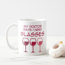 Ich brauche eine Brille Kaffeetasse