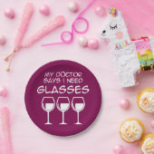Ich brauche eine Brille Pappteller (Party)