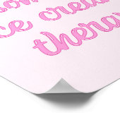 Ich brauche eine Eisdiät - Fun Quote Poster (Ecke)