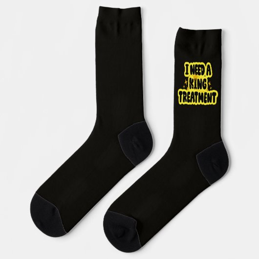 Ich brauche eine König-Behandlung Socken (Linkes Detail)