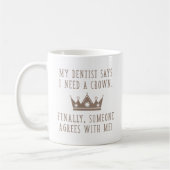 Ich brauche eine Krone Kaffeetasse (Links)