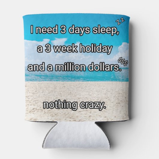 Ich brauche eine Pause Dosenkühler (Rückseite)