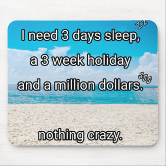 Ich brauche eine Pause Mousepad