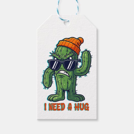 Ich brauche eine Umarmung Geschenkanhänger (Vorderseite)