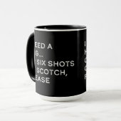 Ich brauche eine Umarmung oder sechs Shots von Sco Tasse (Vorderseite Links)