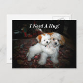 Ich brauche eine Umarmung! Postkarte (Vorne/Hinten)