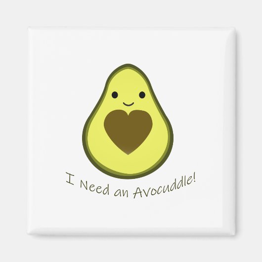 Ich brauche einen Avocuddle Niedlich Kawaii Avocad Magnet (Vorne)