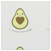 Ich brauche einen Avocuddle Niedlich Kawaii Avocad Stoff (Nahaufnahme)