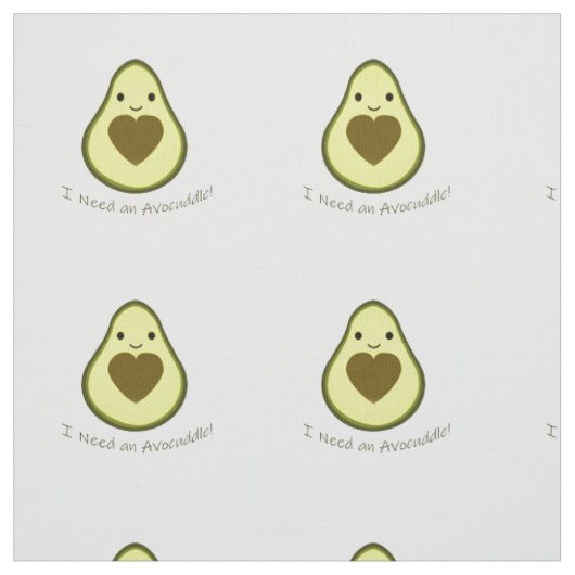 Ich brauche einen Avocuddle Niedlich Kawaii Avocad Stoff (Muster)