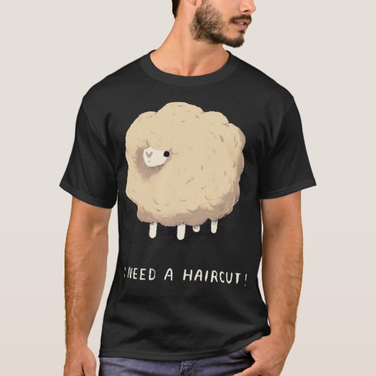 Ich brauche einen Haarschnitt! Überwucherung T-Shirt (Vorderseite)