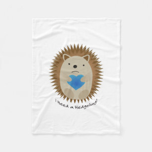 Ich brauche einen Hedgehug-Igel Fleecedecke