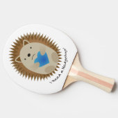 Ich brauche einen Hedgehug-Igel Tischtennis Schläger (Seitenansicht)