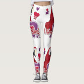 Ich brauche einen Leggings mit Herz (Vorderseite)