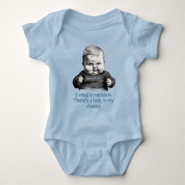 Ich brauche einen Mechaniker, da ist ein Leck in m Baby Strampler