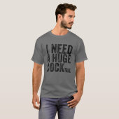 Ich brauche einen riesigen Cocktail Funny Adult Hu T-Shirt (Vorne ganz)