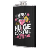 Ich brauche einen riesigen Cocktail Lustig Flachmann (Links)