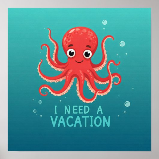 Ich brauche einen Urlaub Poster (Vorne)