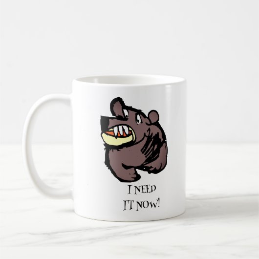 Ich brauche es jetzt! kaffeetasse (Links)