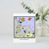 Ich brauche etwas Luft Postkarte (Stehend Vorderseite)